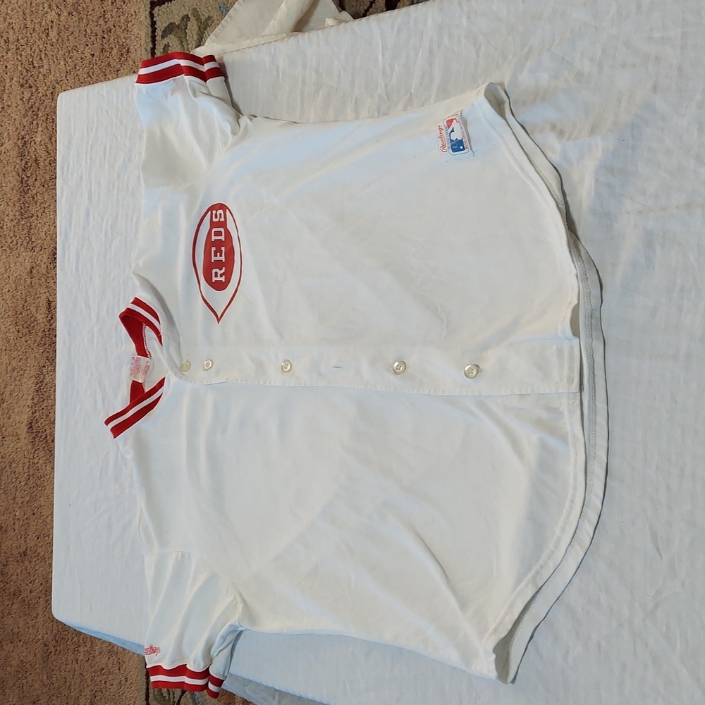 Vintage Cincinnati Reds Baseball Jersey XL Rawlings Purchased Around 1990 - Picture 1 of 5